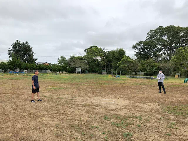 茨城河内校　屋外フライト訓練