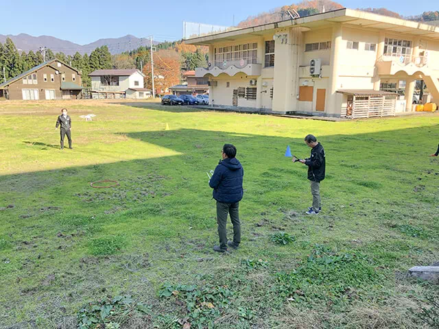 新潟湯沢校　屋外飛行練習