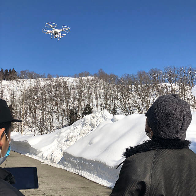 新潟湯沢校　屋外飛行訓練