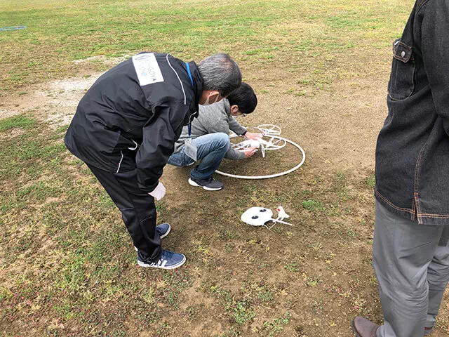 茨城河内校　屋外飛行訓練