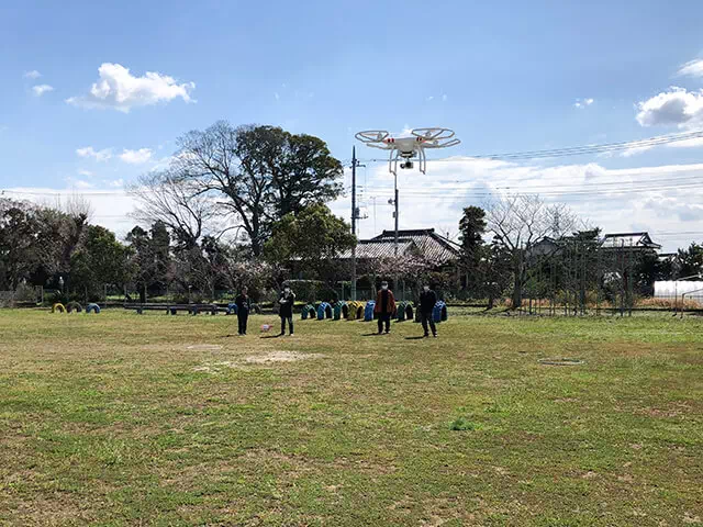 茨城河内校　屋外飛行訓練