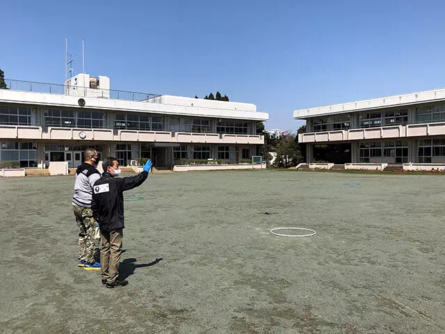 千葉長南校　屋外飛行訓練