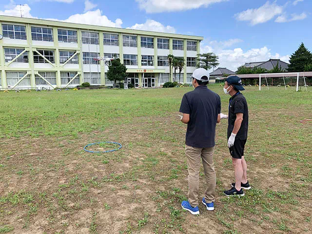 茨城河内校　屋外飛行訓練