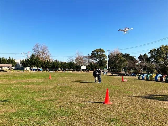 ドローン講習風景