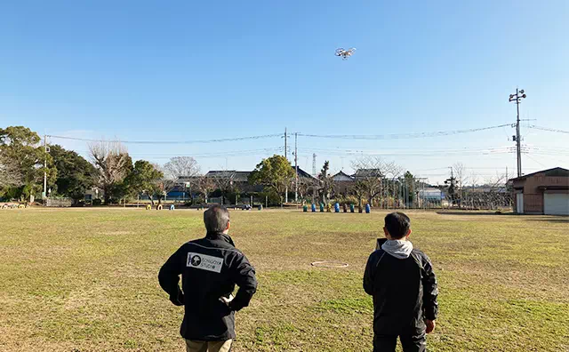 2022年12月茨城河内校第2回 ドローン講習