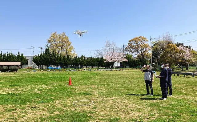 2023年4月茨城河内校第1回講習ドローン講習